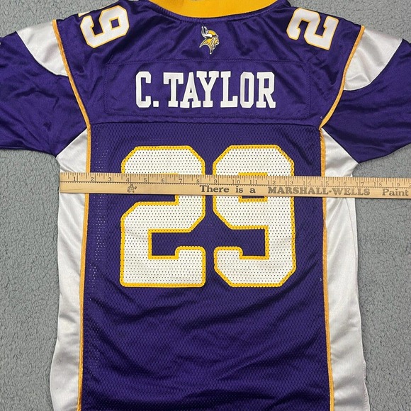 Minnesota Vikings Chester Taylor NFL Football Jersey‎ Reebok Youth M - Picture 6 of 7